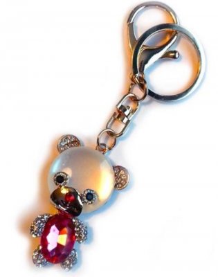 Nyckelring med nalle